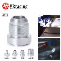 1 Aluminum An4 6 8 10 12 An Straight Male Weld Fitting Adapter Weld Bung Nitrous Hose Fitting Silver For Oil Cooler