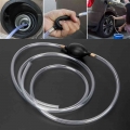 Petrol Diesel Manual Pump Car Fuel Tank Sucker Oil Transfer Syphon Fuel Saver PVC Pipe Water Oil Transfer Pump Auto Accessories|