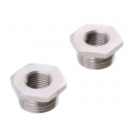 2 Pieces Stainless Reduce O2 Sensor Port Bungs Plug Adapters 18mm To 12mm For Harley - Assembly Parts - ebikpro.com