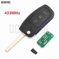 Qcontrol Car Remote Key Diy For Ford Fusion Focus Mondeo Fiesta Galaxy Hu101 Blade Vehicle Flip Key - Car Key - ebikpro.com