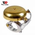 WEST BIKING Vintage Classic Bicycle Bell Ring Cycling Bike Brass Alloy Handlebar Retro Upgrades Cycling Bike Warning Horn Loud|B