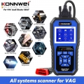 Konnwei Kw450 Obd2 Diagnostic Tool For Vag Cars Vw Audi Abs Airbag Oil Abs Epb Dpf Srs Tpms Reset Full Systems Scanner Vag Com -