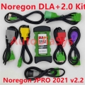 2021 Noregon Jpro Dla+2.0 2021 V2.2 Vehicle Interface Diesel Heavy Duty Truck Scanner Fleet Diagnostic Tool - Code Readers &