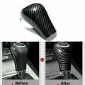 Carbon Fiber Gear Shift Knob Cover for Mercedes Benz W204 W212 a C E G GLS Class|Caps, Rotors & Contacts| - ebikpro.c