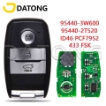 Datong World Car Remote Key For Kia Picanto Morning Optima Sportage Sorento 2014 2015 2016 433 Fsk Id46 Pcf7952 Smart Control -