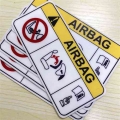 13.6CM Airbag Car Stickers Waterproof Vinyl Decal Car Accessories Pegatinas Para Coche DIY Car Styling 41708#