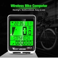 WEST BIKING LED Waterproof Bicycle Computer Wireless 5 Language Cycling Bike Odometer Stopwatch Speedometer 2.1in Bike|Bicycle C