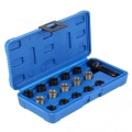 16Pcs 14mm x 1.25 Spark Plug Thread Repair Tool Kit Tap M16 With Portable Case|Engine Care| - ebikpro.com