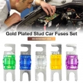 Automatic Fuse 30A 100A ANL Gold Plated Stud Car Fuses Mini Car Stereo Audio AFS Fuse Car Stereo Fuse Mini Fuse|Fuses| - Offic