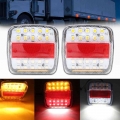 12v 26led Trailer Truck Caravan Rear Tail Light Turn Signal Indicator Brake Stop Lamp Taillight Number Plate Light Reverse Van -