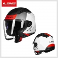 Capacete LS2 COPTER Retro Motorcycle Helmet ls2 of600 open face Scooter Vintage with Dual Lens helmets casco moto|Helmets| - O