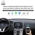 Wireless CarPlay AndroidAuto Retrofit Box for 2015 2019 Volvo iSmart Auto V40 XC70 XC60 S60 V60 V70 S80 Mirroring OEM Microphone