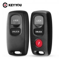 KEYYOU 2/3 Buttons Remote Key Shell Fob Case Keyless Entry For Mazda 2 3 6 Series 2004 2005 2006 2007 2008 2009 2010|Car Key|