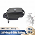 LiitoKala 36V 48V 10Ah 12Ah 15Ah 20Ah little small frog under seat post e bike battery pack for 250w 350w 500w motor battery|Ele