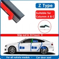 Z Type Car Door Seal Noise Insulation Weatherstrip Sealing Rubber Strip Trim Auto Rubber Seals Z-shaped Seal Car Accessories - F