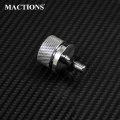 Motorcycle Seat Bolt Tab Screw Mount Knob Cover Chrome For Harley Touring Sportster Dyna Softail Street Glide Wide Glide FLHR|Nu