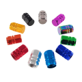 4pcs Aluminum Car Tire Valve Caps Hex Alloy Tyre Valve Stem Cover Air Dust Cap Tire Valve Truck Bike Wheel Rim Valve Stem Cap -