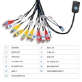 Teyes Car Line Out Adapter 8 Rca Av Multi-functional Output Cable For Blau-punkt Grundig Vdo Cd Player - Fuses - ebikpro.co