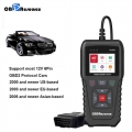 12V Car Diagnostic Trouble Codes Tools YA301 OBD2 Functions VIN Reader Graph Live Data Turn Off Check Engine Light Code Reader|C