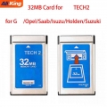 For G N Tech2 Card With 6 Software 32MB Card For auto car Diagnostic Tool tech 2 software Memory Card For opel/saab/suzuki|Code