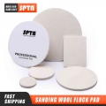 (Single Sale) SPTA 3/4/5/6/7inch Wool Felt Polishing Pad, Buffing Wheels, Flocking Hook & Loop Back for Random Orbital Polis