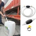 Q9QD Hand Fuel Pump Liquid Transfer Siphon Pump Gasoline Siphon Hose Car Manual Siphon Suction|Oil Suction Pump| - Officematic