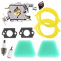 Chainsaw Carburetor For Partner 350 351 370 390 420 Mcculloch 333 335 338 Poulan 050 2055 2115 Primer Pump Spark Plug Carb Kit|C