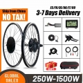 Electric Bicycle Conversion Kit 36v 350w 48v 1000w1500w Brushless Front Rear Wheel Hub Motor 26-29 Inch 700c For Ebike Wheel Kit