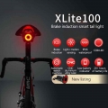 XLITE100 Bicycle Flashlight Bike Rear Light Auto Start/Stop Brake Sensing IPx6 Waterproof LED Charging Cycling Taillight 2019