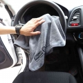 Microfiber Towel Car Wash Cloth Auto Cleaning Door Window Care Thick Strong Water Absorption For Car Home Automobile Accessories