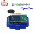 10Pcs/Lot 2 PCB BT ELM327 V1.5 PIC18F25K80 Chip ELM 327 V1.5 Better Than V2.1 Scanner Car OBD2 Interface Support Android|Code Re