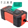 Car Battery Charger Wet Dry Lead Acid Battery Charger Digital LCD Display 12V 6A Pulse Repair Full Automatic Agm Gel Wet|Battery