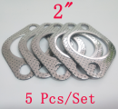 5 PCS 2" 2 Bolt High Temp Car Exhaust Gasket Turbo/Header Down/Dump Pipe Flange|Exhaust Gaskets| - ebikpro.com