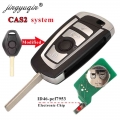 jingyuqin CAS2 Modified Flip Remote Key 315/433/868MHZ ID46 PCF7953 Chip for BMW 3 5 7 E38 E39 E46 M5 X3 X5 E65 4 Button Fob|Car