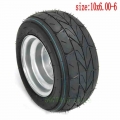 Electric scooter Size 10x6.00 6 Inch Tire Tubeless 3 hole Hub Vacuum Street Tire For DIY Drift Kart Wing Parts|Wheels| - Offi