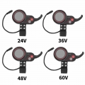 LH100 24V/36V/48V/60V E bike Display Thumb Throttle 2 in 1 Speedometer Control Panel for Electric Bike Bicycle Scooter E bike|El