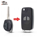 Dandkey For Suzuki Swift Grage Vitara Alto Igins Sx4 Vauxhall Agila 2 Buttons Flip Folding Car Key Case Upgrade Remote Key Shell