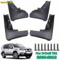 Set Molded Car Mud Flaps For Nissan X-trail T31 2008-2013 Xtrail Splash Guards Mud Flap Mudguards Fender 2009 2010 2011 2012 - M