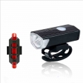 Bike Lights Bicycle Light USB LED Rechargeable Set Mountain Cycle Front Back Headlight Lamp Flashlight Bike Accessories|Bicycle