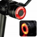 Bicycle Tail Light Q1 Q3 Visual Warning Lantern Optional Braking Light Saddle Rail Aero Post Install Alloy Housing Rear LED Lamp