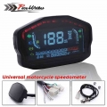 Motorcycle Universal LED LCD Speedometer Digital Odometer Backlight For 2,4 Cylinders For BMW Honda Ducati Kawasak