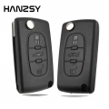 3 Button Remote Key Case For peugeot 408 308 207 208 407 406 208 307 408 partner CE0536/CE0523 Replacement Car key shell Fob|Ca