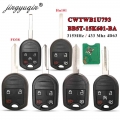 Jingyuqin Cwtwb1u793 Remote Key 433/315mhz Id63 For Ford Edge Escape Expedition Explorer Flex Fusion Mustan Taurus Mazda Tribute