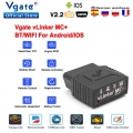 Vgate Vlinker Mc+ Elm327 V2.2 Obd 2 Obd2 Scanner Wifi Bimmercode Forscan Bluetooth-compatible For Ios Pk Obdlink Elm 327 V 1 5 -