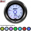 Dragon 52mm 7 Colors Backlight Lcd Digital Pointer Auto Oil Pressure Gauge 0-150 Psi Press Meter For Car - Oil Pre