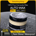 Pure Natural Car Wax PTFE* Carnauba Wax(30% Vol.) with High Gloss/Strong Hydrophobic/Super Lastingest Protection Car Waxing Care