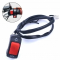 Universal 12V Motorcycle Handlebar Switch Motorbike Headlight Scooter Switch Led Button Motorcycle On off Parts K8C3|Motorcycle