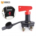 12v 24v Red Key Cut Off Battery Main Kill Switch Vehicle Car Modified Isolator Disconnector Car Power Switch For Auto Truck Boat