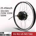 36v 48v 250w 350w 500w Rear Motor Wheel For Ebike Kit Brushless Hub Motor Wheel Electric Bike Conversion Kit - Ele