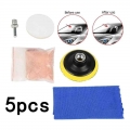 5pcs Car Polish Glass Windshield Polishing Kit Scratch Removal Auto Window Glass Polished Remover Repair Tool Cerium Oxide W91F|